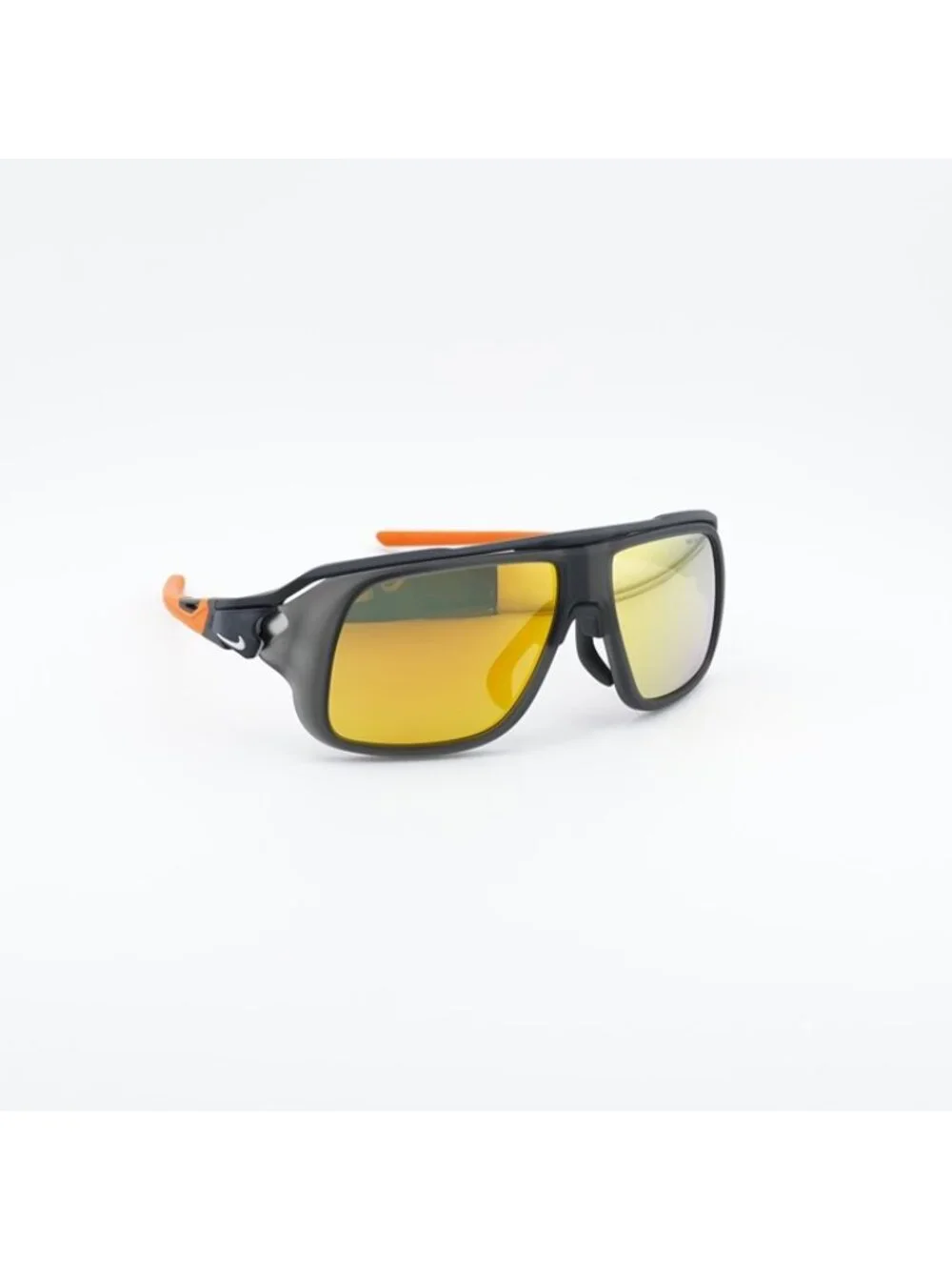 Nike FLYFREE SOAR EV24001 060 Sunglasses Black Square Frame with Clip-On